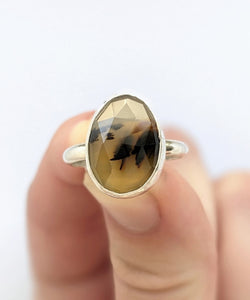 Montana Agate Ring, Size 6.5