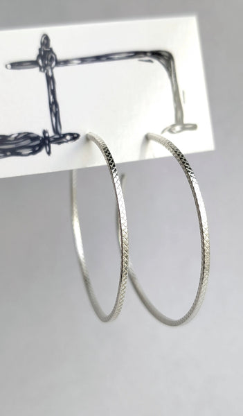 Sterling Silver Hoop Earrings