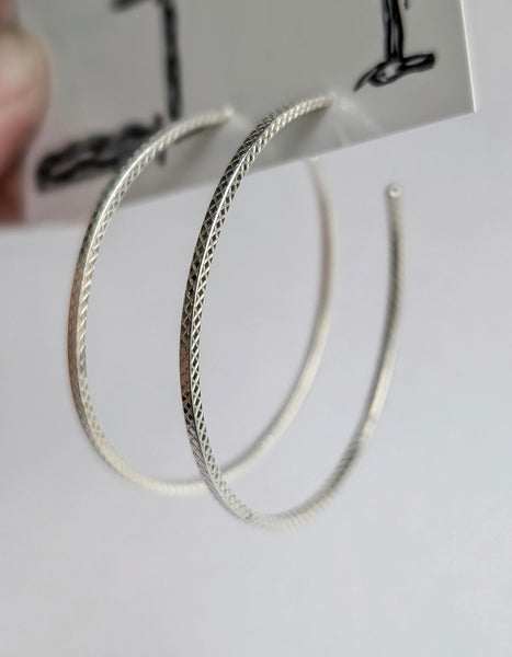 Sterling Silver Hoop Earrings