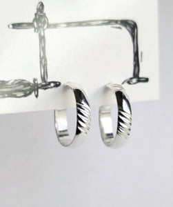 Sterling Silver Hoop Earrings