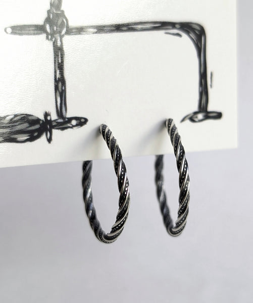 Sterling Silver Hoop Earrings