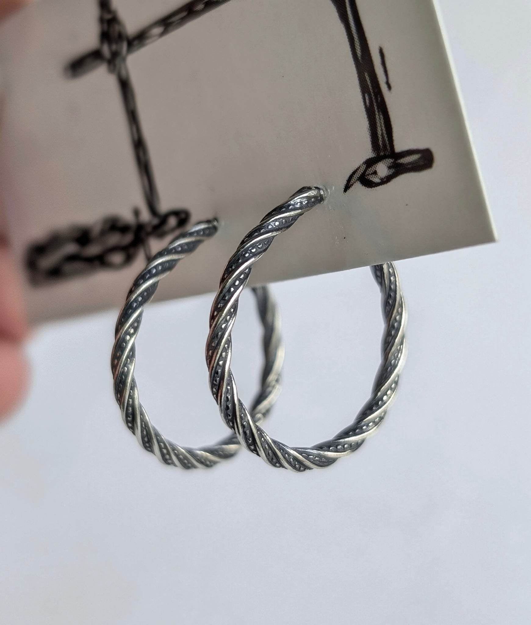 Sterling Silver Hoop Earrings