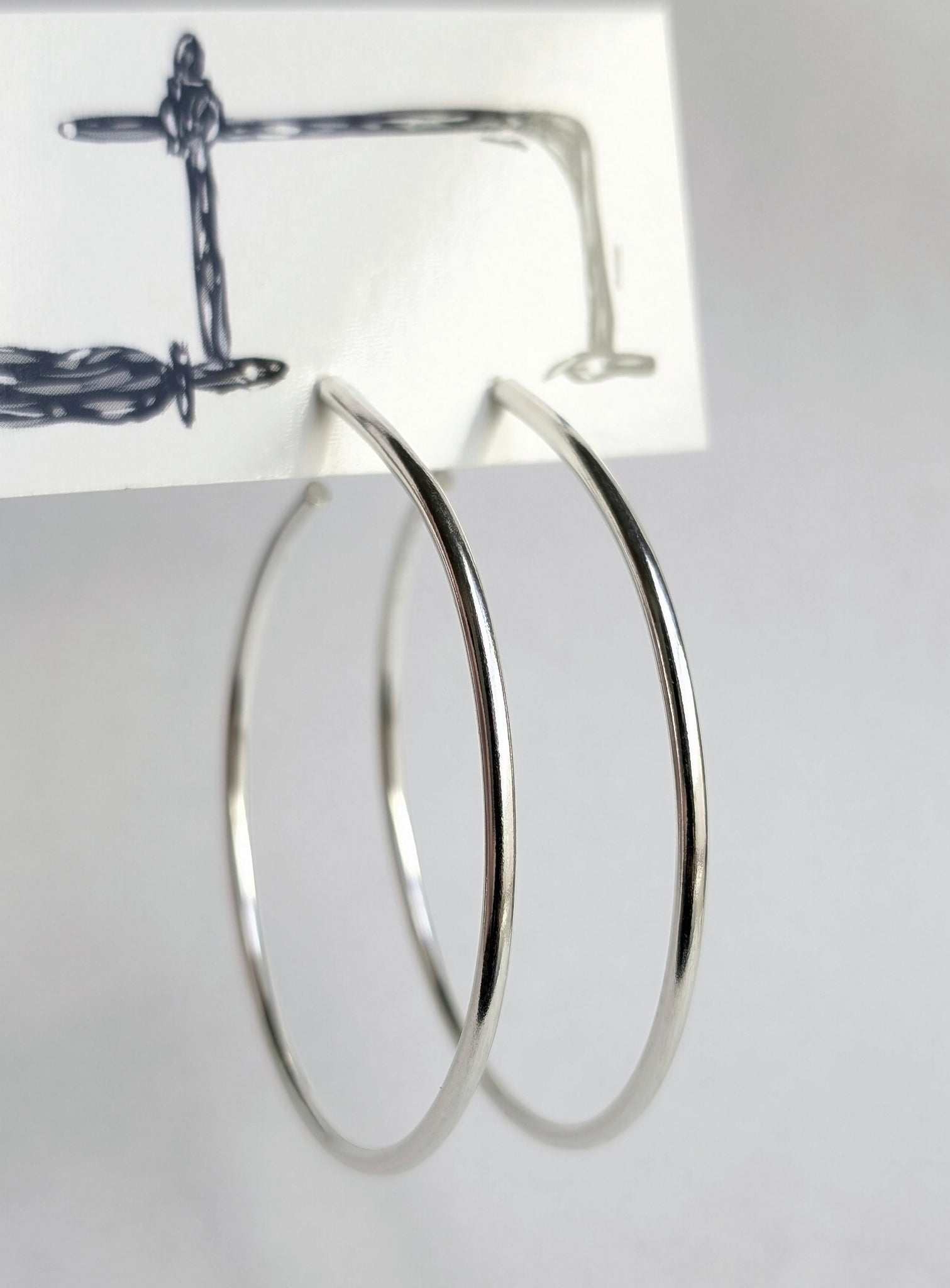 Sterling Silver Hoop Earrings