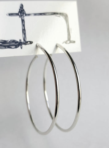 Sterling Silver Hoop Earrings