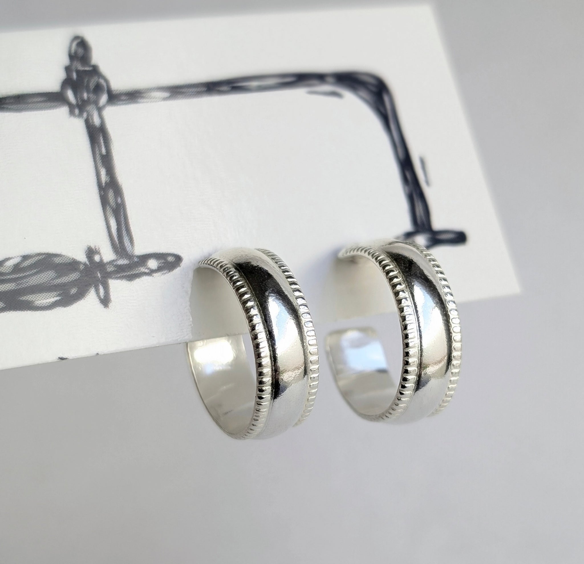 Sterling Silver Hoop Earrings