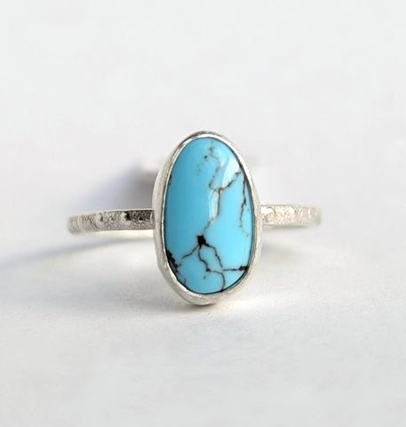 Turquoise Stacking Ring, Size 10