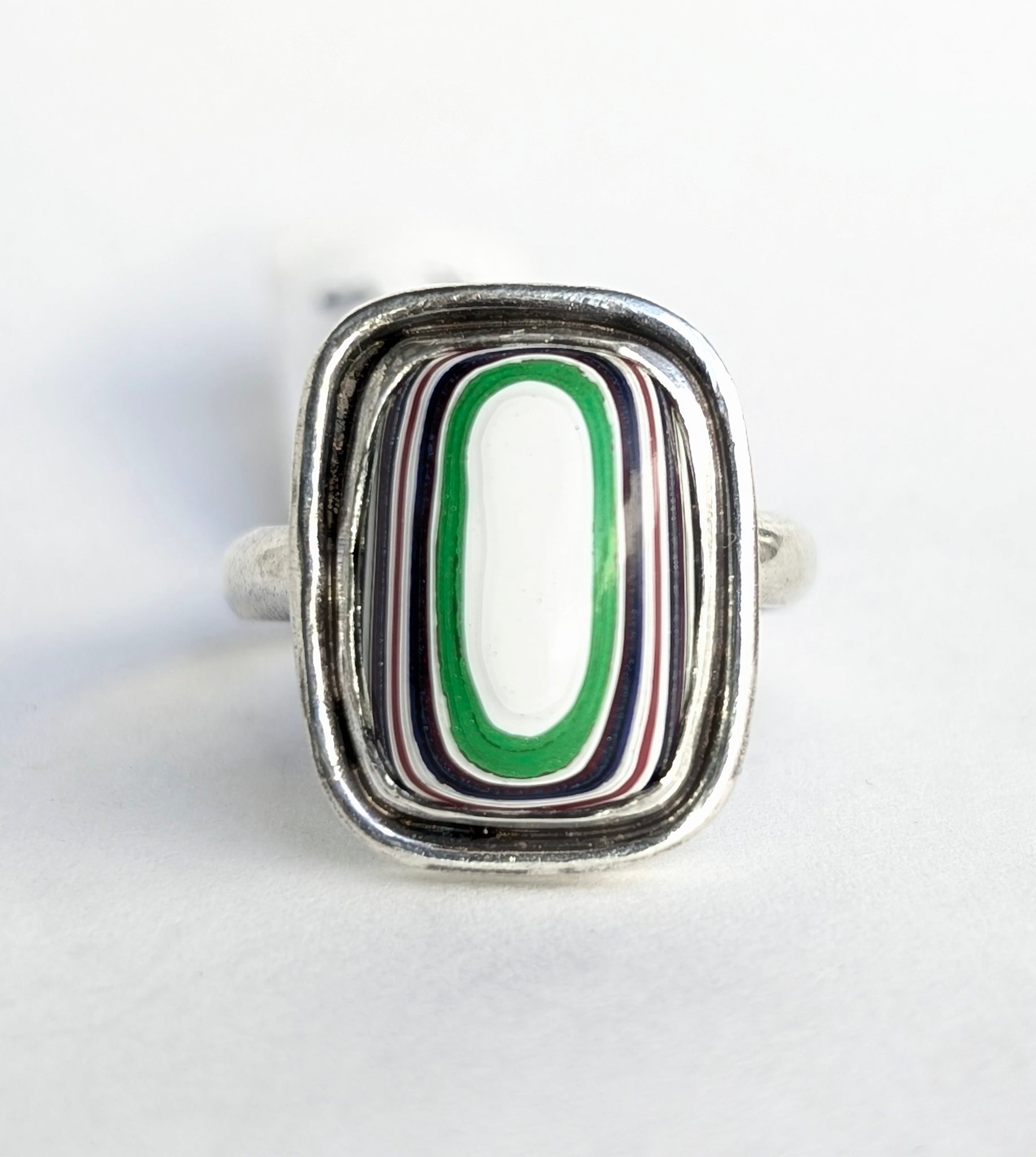 Fordite Ring, Size 8