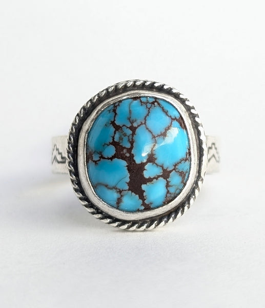 Egyptian Turquoise Ring, Size 8.5