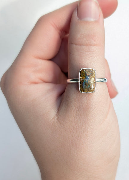 Boulder Opal Ring, Size 9.5