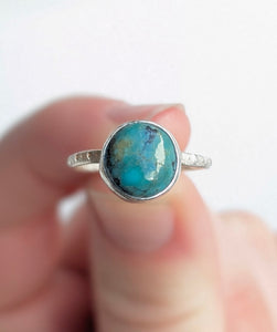 Turquoise Stacking Ring, Size 6