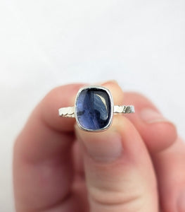 Iolite Stacking Ring, Size 6.5