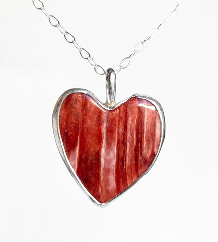 Spiny Oyster Heart Necklace