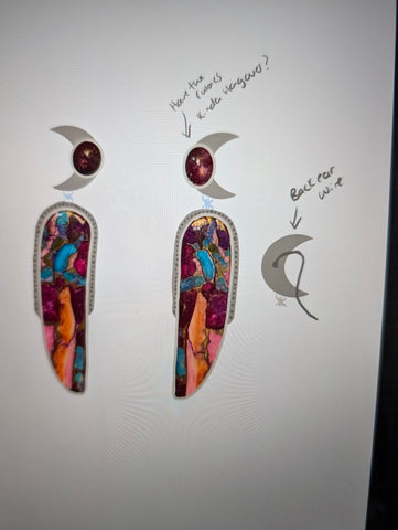 Custom earrings