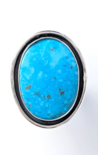 Turquoise Statement Ring, Size 10