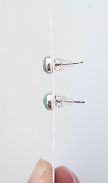 Turquoise 6mm Stud Earrings