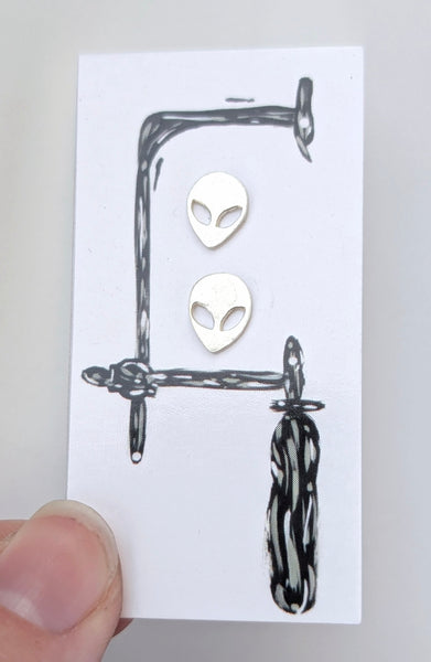 Alien Stud Earrings
