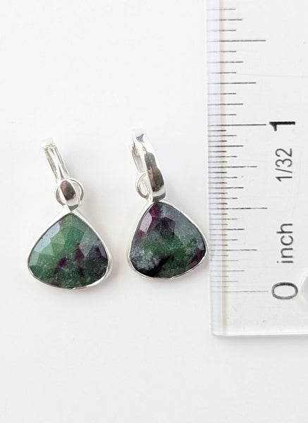 Corundum Huggie Earrings