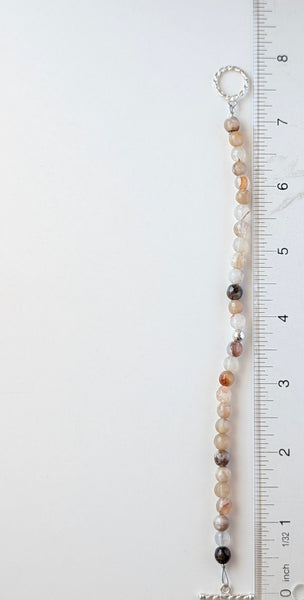 Agate Beaded Bracelet