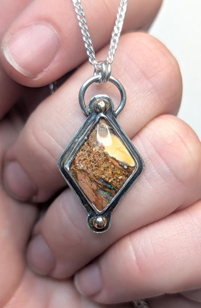 Australian Pipe Opal Necklace