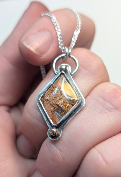 Australian Pipe Opal Necklace