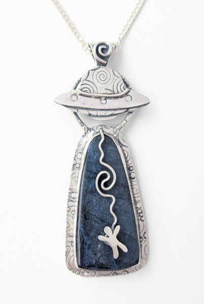 Sodalite  UFO Necklace
