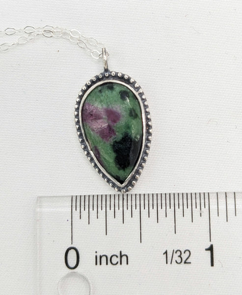 Ruby Zoisite Necklace