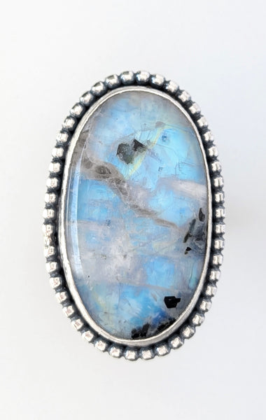 Moonstone Statement Ring, Size 7
