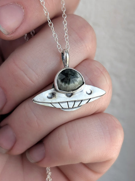 Ocean Jasper UFO Necklace