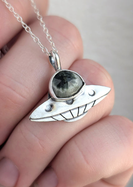 Ocean Jasper UFO Necklace