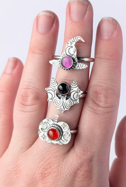 Halloween Sterling Silver Ring