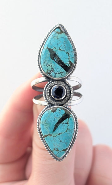 Hubei Turquoise Ring, Size 9.5