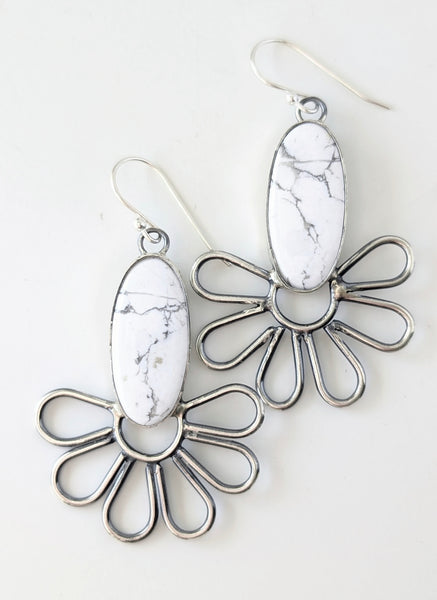 Howlite Earrings