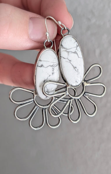 Howlite Earrings