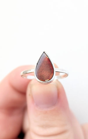 Ammolite Ring, Size 9