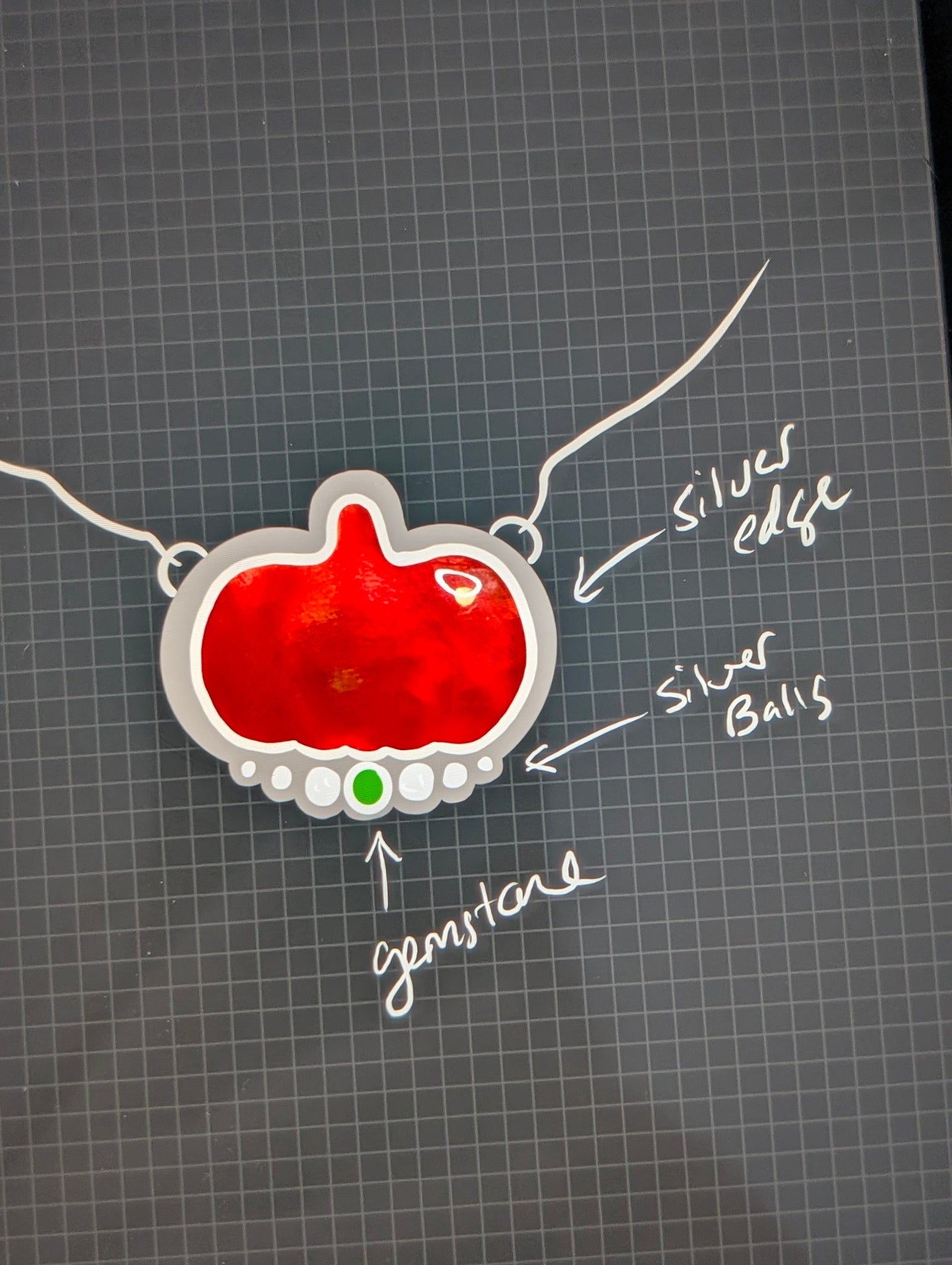Custom Pumpkin Necklace