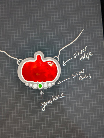 Custom Pumpkin Necklace
