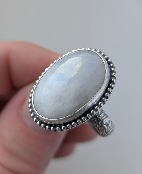 Moonstone Ring, Size 8