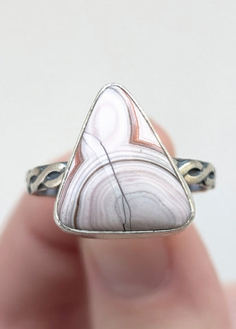 Sierra Madre Agate Ring, Size 11.5