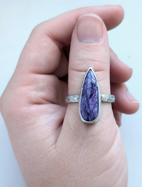 Charoite Ring, Size 12