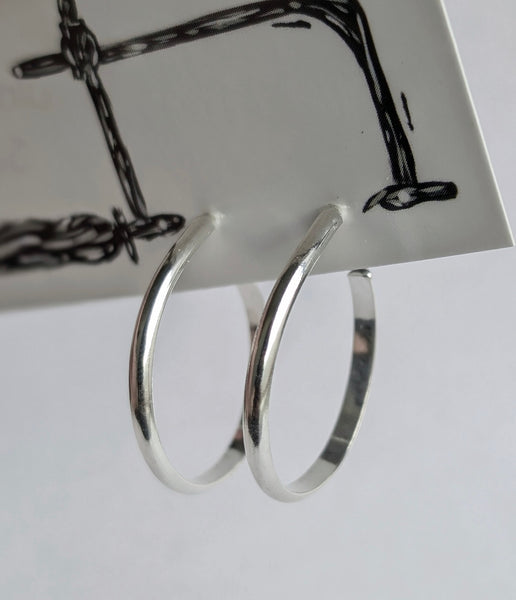 Sterling Silver Hoop Earrings