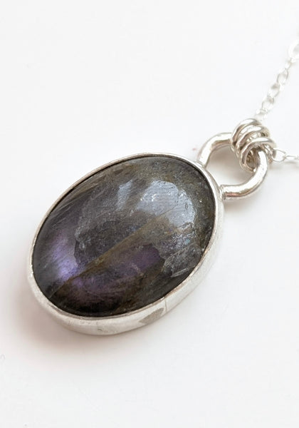 Purple Labradorite Necklace