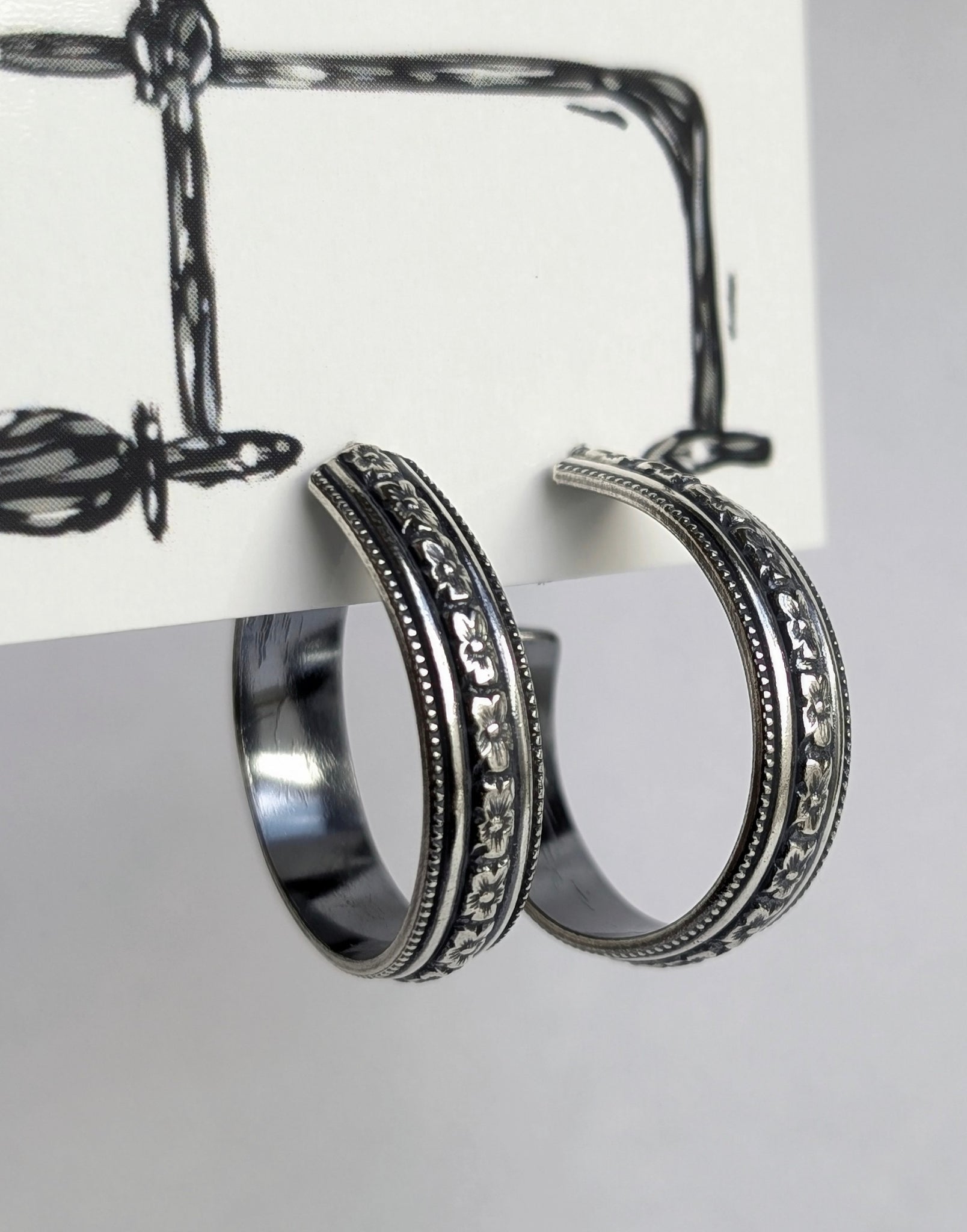 Sterling Silver Hoop Earrings