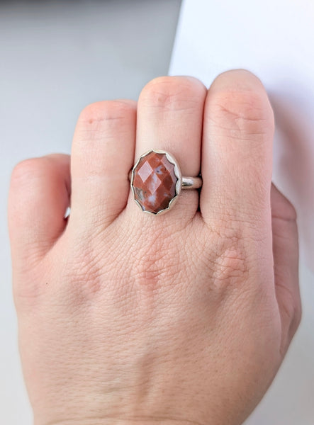 Ocean Jasper Ring, Size 7