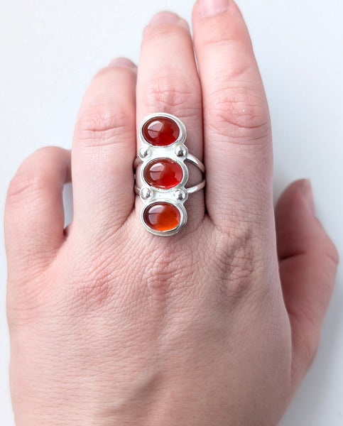 Carnelian Ring, Size 7.5