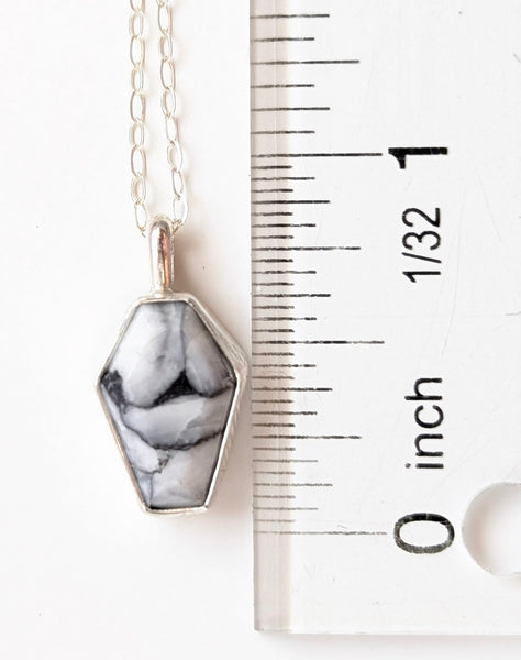 Pinolith Coffin Necklace