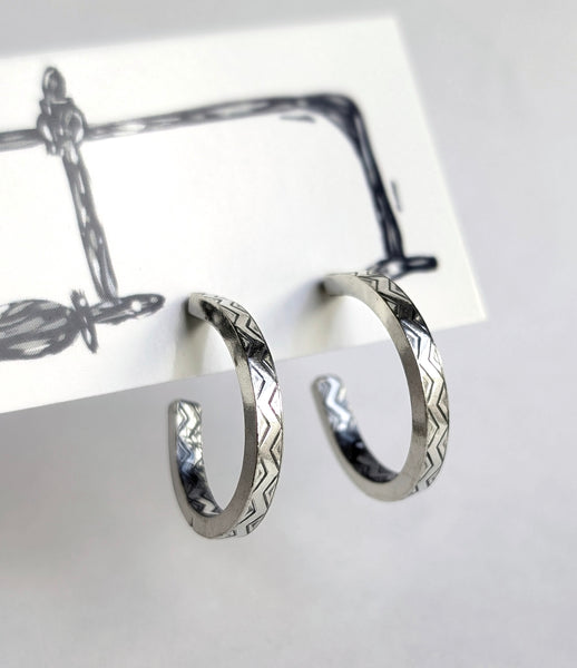 Sterling Silver Hoop Earrings