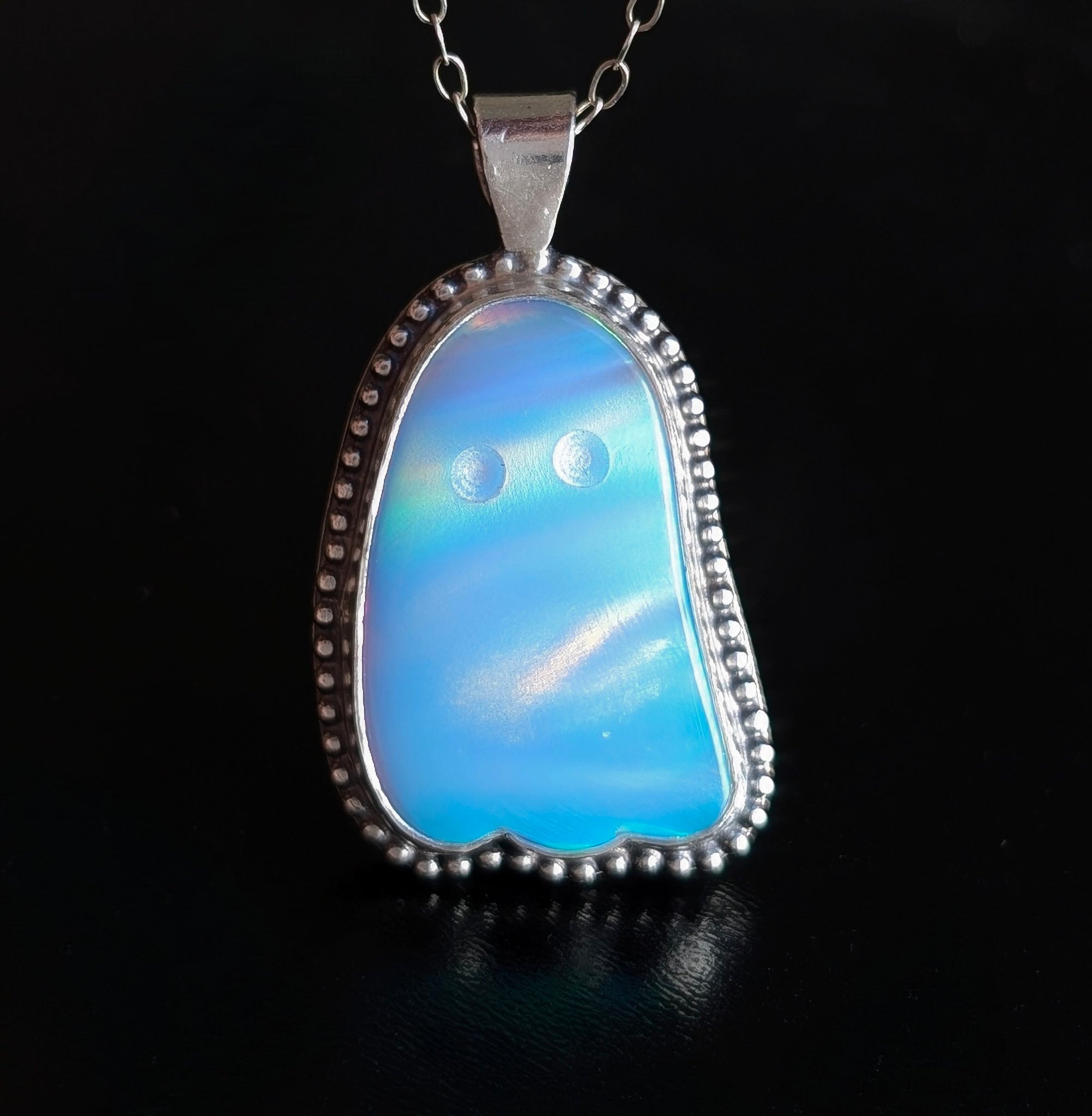 Aurora Opal Ghost Necklace