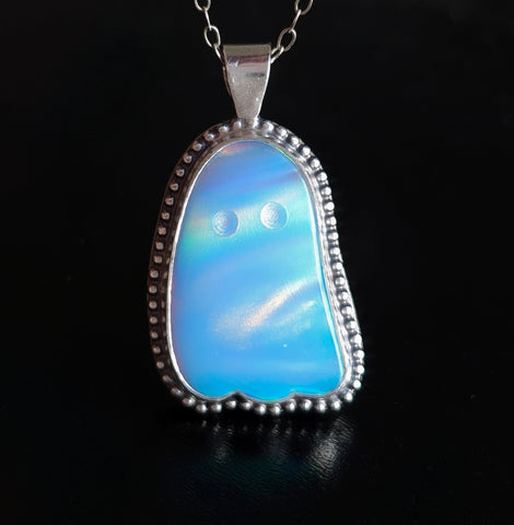 Aurora Opal Ghost Necklace