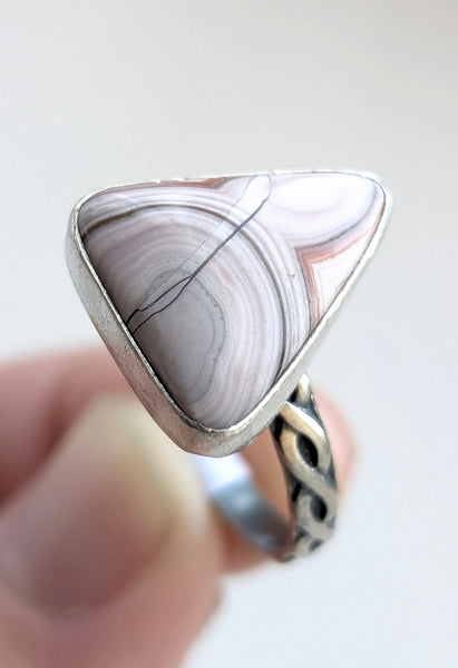 Sierra Madre Agate Ring, Size 11.5