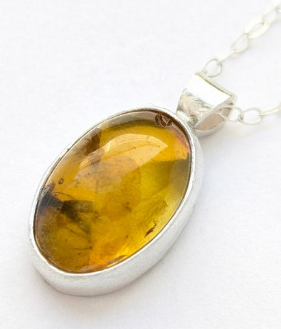 Amber with Inclusion Necklace